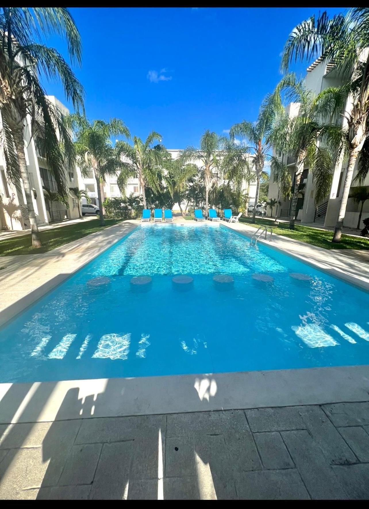 Апартаменты Departamento Blue Vacacional Плая-дель-Кармен Экстерьер фото