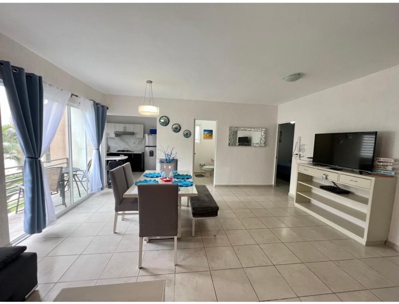 Апартаменты Departamento Blue Vacacional Плая-дель-Кармен Экстерьер фото